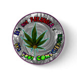 Paranoia.Conscience Pinback Button