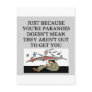 PARANOID POST CARDS