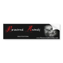 Paranormal Anomaly Bumper Sticker