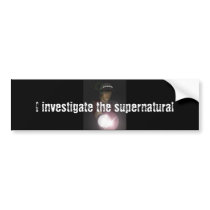 Paranormal Investigator Bumper Stickers