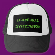 PARANORMAL INVESTIGATOR CAP hats