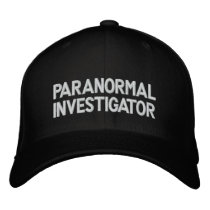 Paranormal Investigator embroidered hats by TheYankeeDingo Paranormal Investigator embroidered hats
