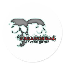 Paranormal Investigator stickers