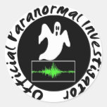 Paranormal Investigator Stickers