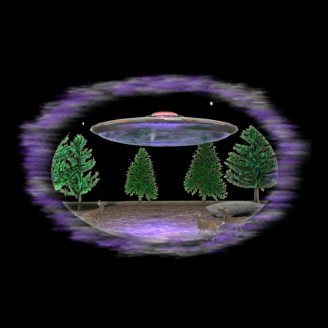 paranormal ufo print