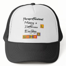 PARAPROFESSIONAL MAKING A DIFFERENCE hats
