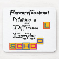 PARAPROFESSIONAL MAKING A DIFFERENCE mousepads