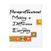 PARAPROFESSIONAL MAKING A DIFFERENCE postcards by occupationalgifts PARAPROFESSIONAL MAKING A DIFFERENCE postcards