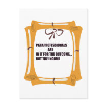 PARAS ARE IN IT FOR THE OUTCOME postcards by occupationalgifts PARAS ARE IN IT FOR THE OUTCOME postcards
