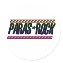 PARAS ROCK ROUND STICKER