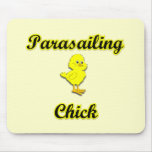 Parasailing Chick Mouse Pads