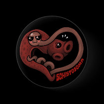 PARASITES: Blood Flukes (schistosoma) buttons