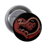 PARASITES: Blood Flukes (schistosoma) Pinback Buttons