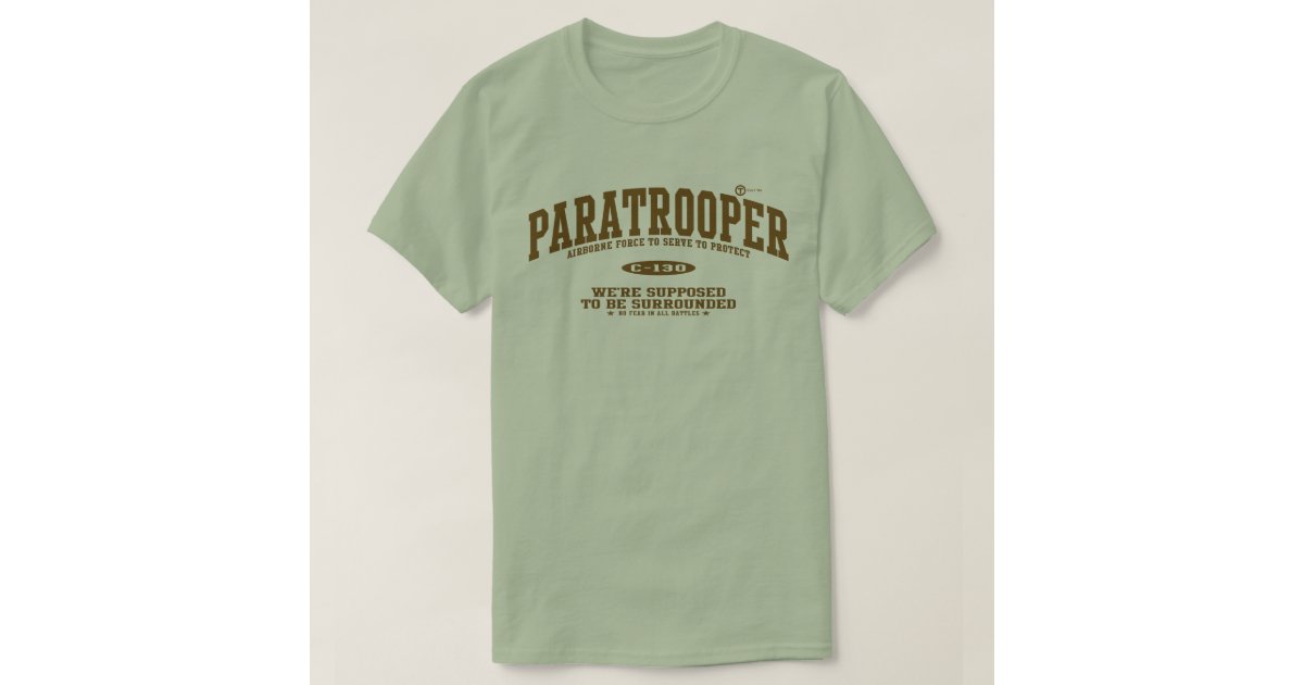 Paratrooper TShirt Zazzle