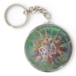 Parc Guell Green Mosaic Key Chains