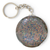 Parc Guell Rainbow Mosaic Key Chain