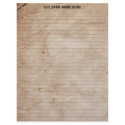 Parchment letterhead