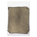 Parchment Letters Personalized Stationery