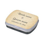 Parchment Pattern Design Wedding Jelly Belly Candy Tins at Zazzle