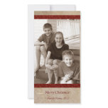 Parchment Photo Christmas Card Photo Greeting Card
