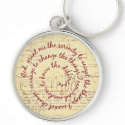 Parchment Serenity Prayer Keychain by KrispysKingdom Parchment Serenity Prayer Keychain