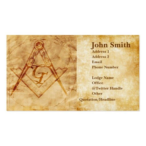 Parchment Standard Business Card Zazzle