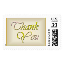 Parchment Style: Thank You 1 postage