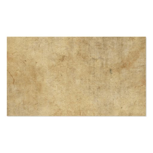 Parchment Texture Business Cards (back side)