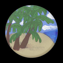 Pardise Beach magnet magnets