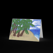 Pardise Beach Notecard cards