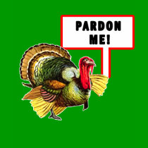 Pardon Me Funny Turkey Day Design t-shirts
