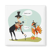 Pardon Me Thanksgiving magnets