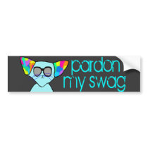 Pardon My Swag [coolbreed] Bumper Sticker