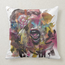 Pareidolia 1 pillow