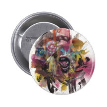 Pareidolia 1 pinback buttons