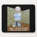 Parental Insanity - light skin Mouse Mats