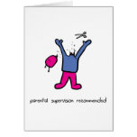 Parental Supervision Greeting Card