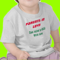 Parents in love baby t-shirts t-shirts