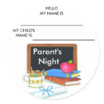 Parent's Night Stickers