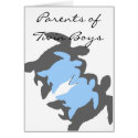 Parents of Twin Sons (M) cards