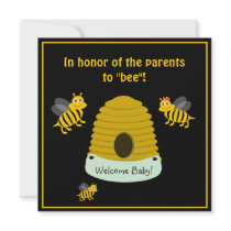 Parents To Bee Bumble Bee Baby Shower Personalized Invite