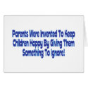 Parents Were Invented cards