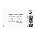 Parents Who Are Afraid quote postage