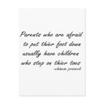 Parents Who Are Afraid quote postcards by quoted Parents Who Are Afraid quote postcards