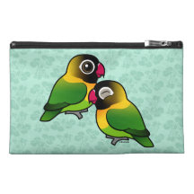 Pares adorables enmascarados del Lovebird
