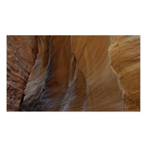 Paria Canyon, Utah, U.S.A. Business Cards (back side)