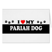 PARIAH DOG GREETING CARDS