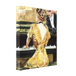 paris , 1909 , europe , woman , fashion , fashiona gallery wrap canvas