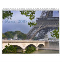 Paris  2008 calendars