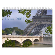Paris  2008 calendars